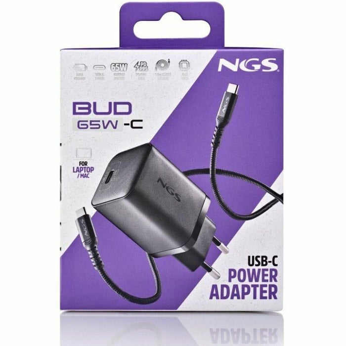 Зарядно за стена NGS NGS Bud 65 W Черен