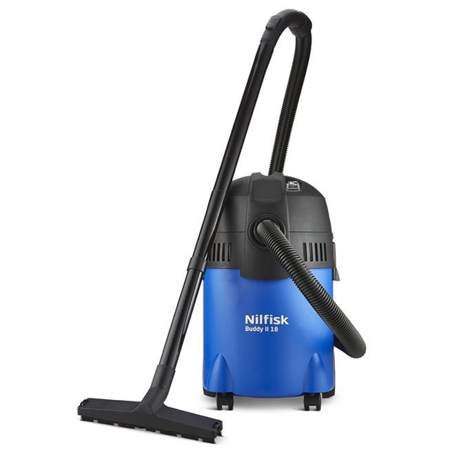 Nilfisk Buddy II 18 Premium Car Cleaner Прахосмукачка 18 l Вакуумен цилиндър Dry 250 W Торба за прах