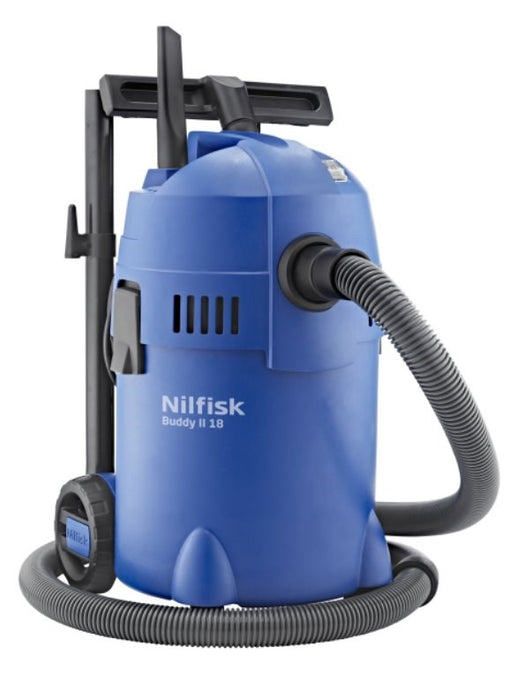 Nilfisk Buddy II 18 Premium Car Cleaner Прахосмукачка 18 l Вакуумен цилиндър Dry 250 W Торба за прах