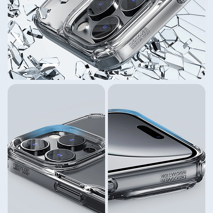 Nillkin Nature Pro магнитен калъф с MagSafe за iPhone 16 Pro - прозрачен и бял