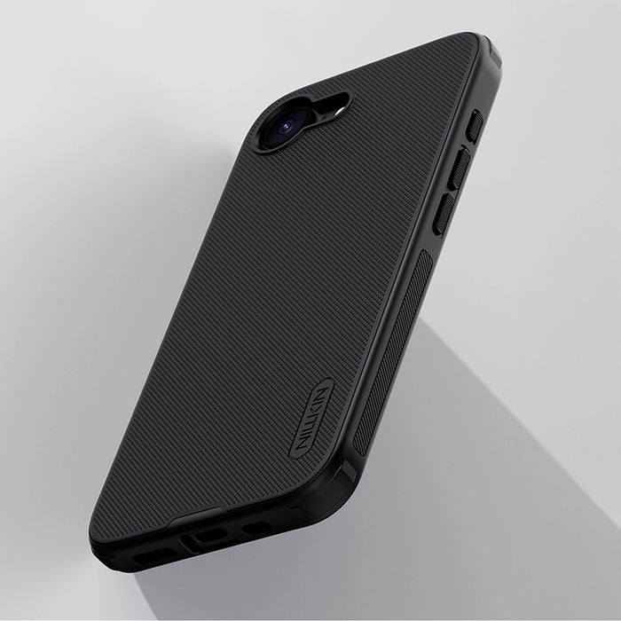 Магнитен калъф Nillkin Super Frosted Shield Pro за iPhone 16e - черен