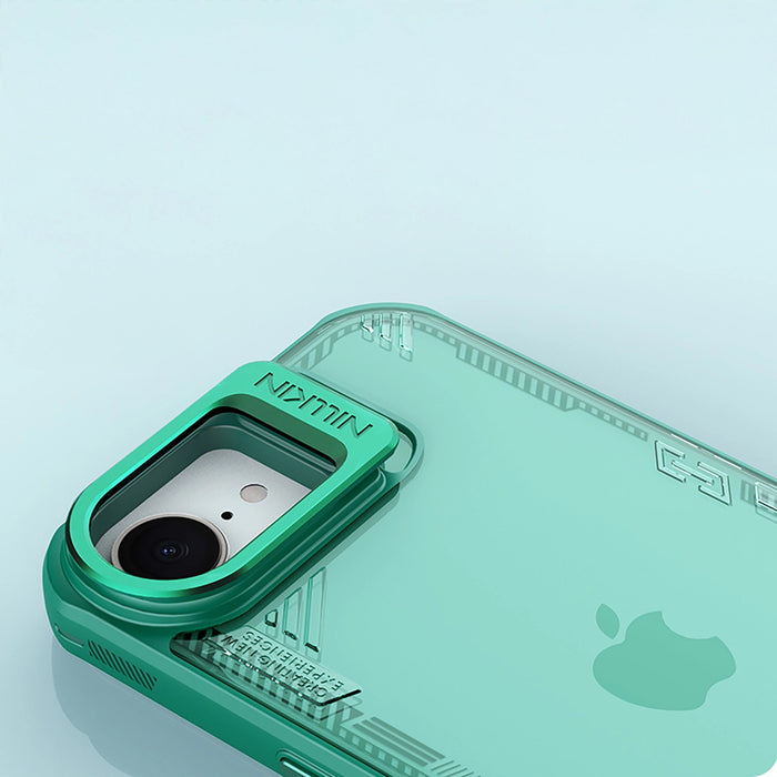 Калъф Nillkin Iceblade Prop със стойка за iPhone 16e - зелен