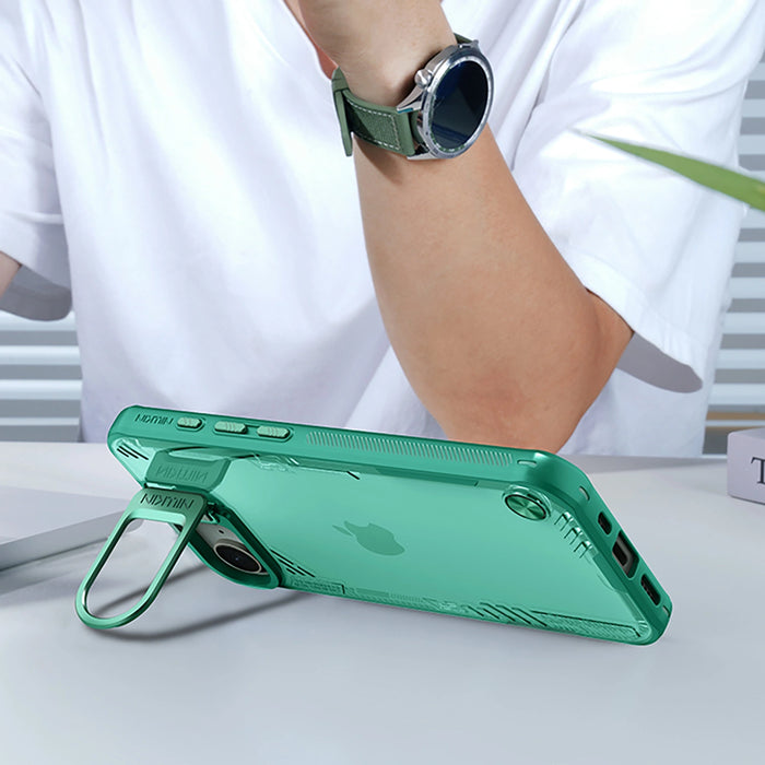 Калъф Nillkin Iceblade Prop със стойка за iPhone 16e - зелен