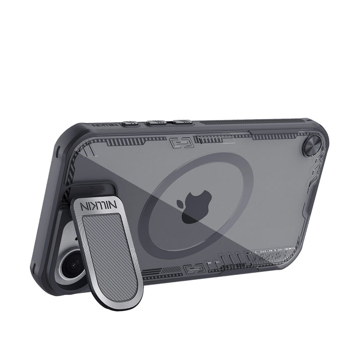 Nillkin Iceblade Prop магнитен калъф с капак за обектив и стойка за iPhone 16e - черен