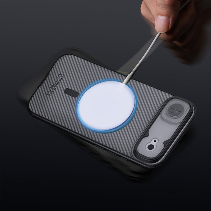 CamShield Pro Magnetic Case IP17 Air Transparent черен