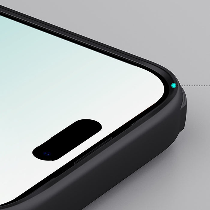 Super Frosted Shield Pro Magnetic Case IP17 Pro Прозрачен черен