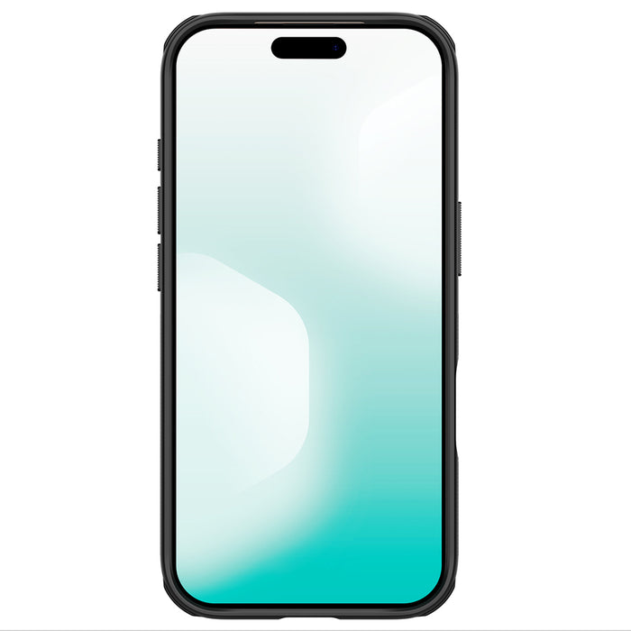 Super Frosted Shield Pro Magnetic Case IP17 Pro Прозрачен черен