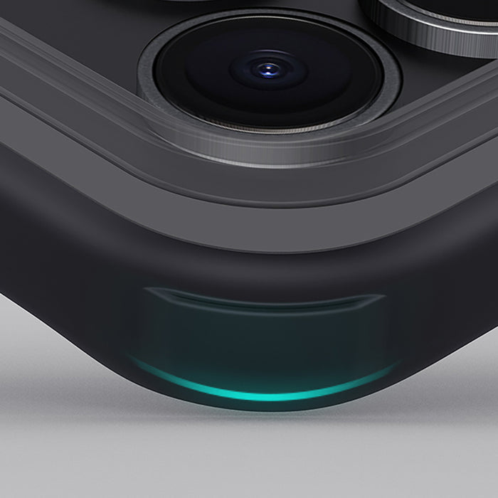 Super Frosted Shield Pro Magnetic Case IP17 Pro Прозрачен черен