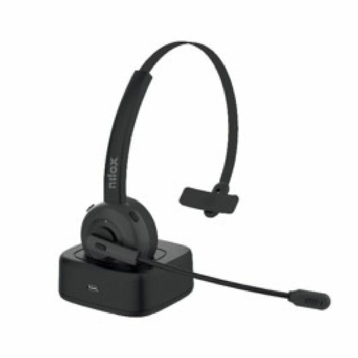 Слушалки с микрофон Nilox NXAUB001 Черен