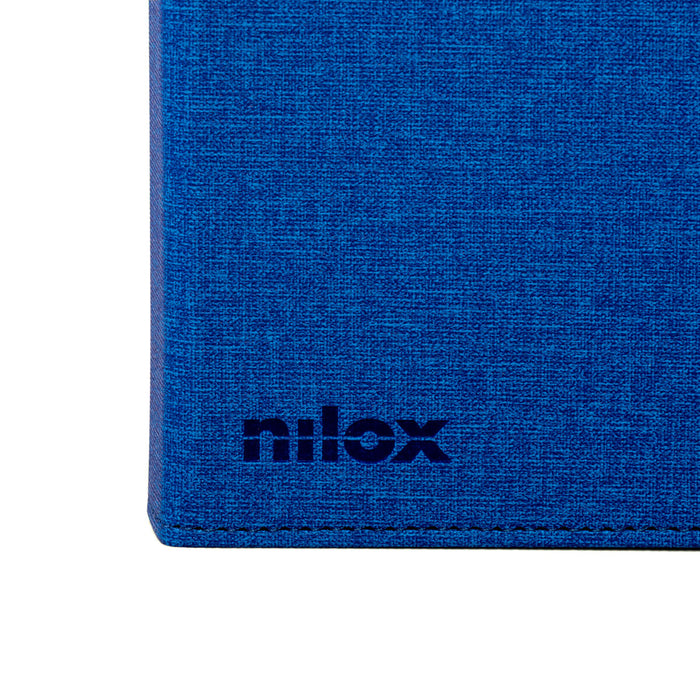 Универсален калъф за таблет и клавиатура Nilox NXFU003 10.5" Син Черен