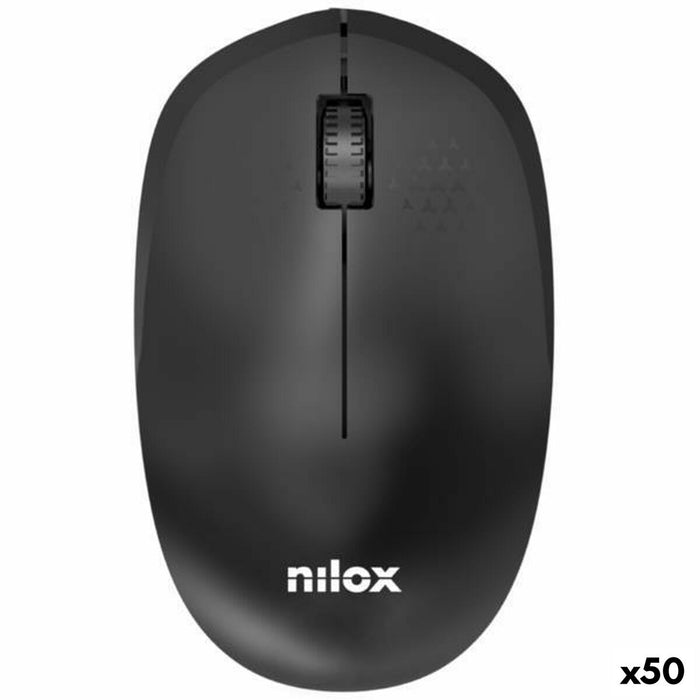 Безжична мишка Nilox Черен 1000 dpi (50 броя)