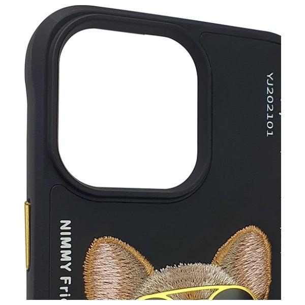 Nimmy Glasses Cool Case за iPhone 15 Pro Max - черен