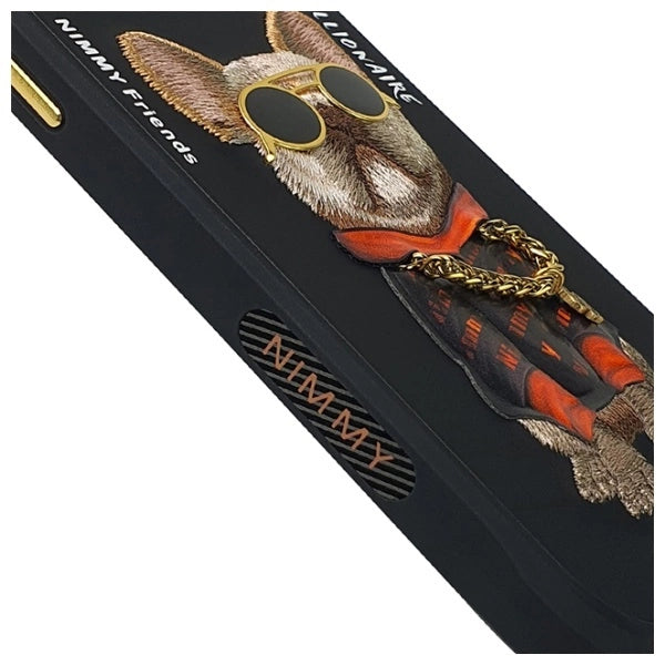 Nimmy Glasses Cool Case за iPhone 15 Pro Max - черен