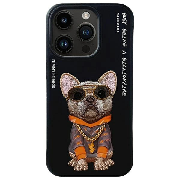 Nimmy Glasses Cool Case за iPhone 15 Pro Max - черен