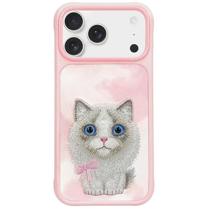 Калъф Nimmy Big Eyed Pet 2.0 Cat за iPhone 17 - розов