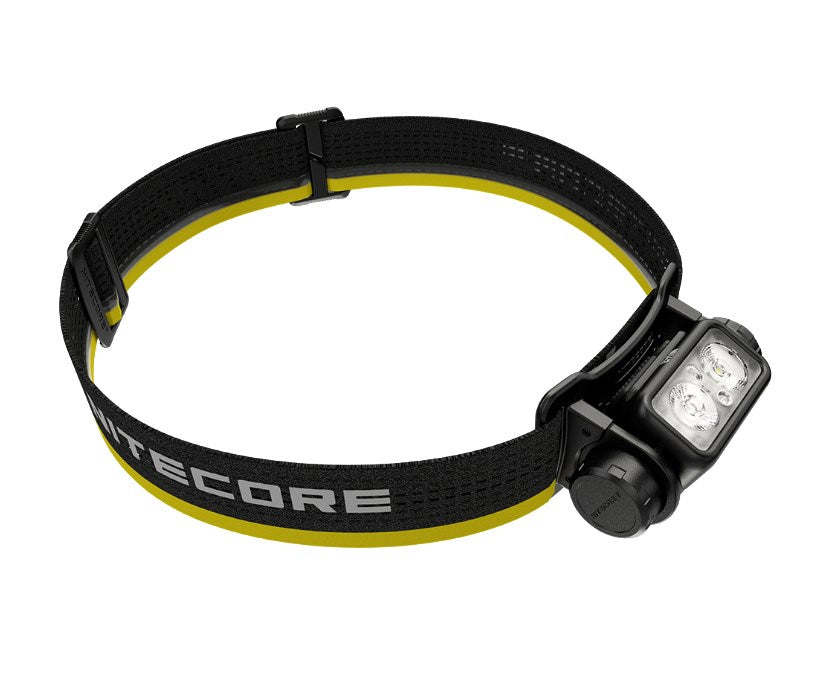 Nitecore NU43 черен, жълт светодиоден фенер с лента за глава