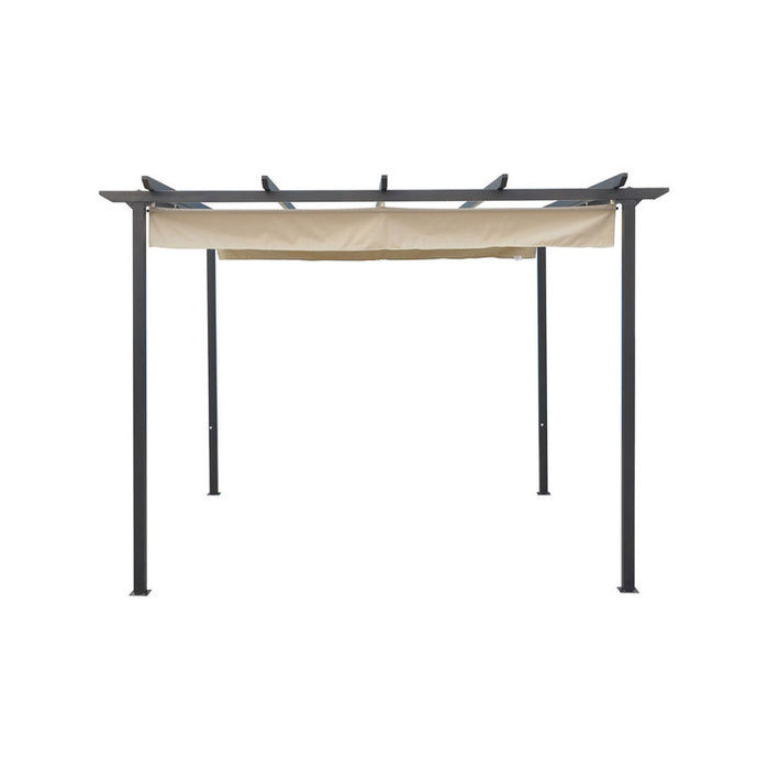 ГРАДИНСКА ШАТРА 300X300CM С ПОДВИЖЕН ПОКРИВ HD-3477
