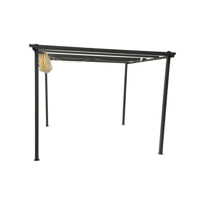 ГРАДИНСКА ШАТРА 300X300CM С ПОДВИЖЕН ПОКРИВ HD-3477