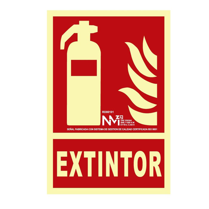 Плакат Normaluz Extintor PVC