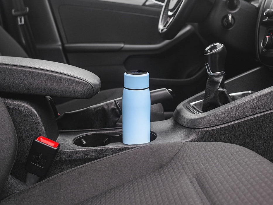 LED термо бутилка N'oveen TB2217 Light Blue Mat 380 ml Blue