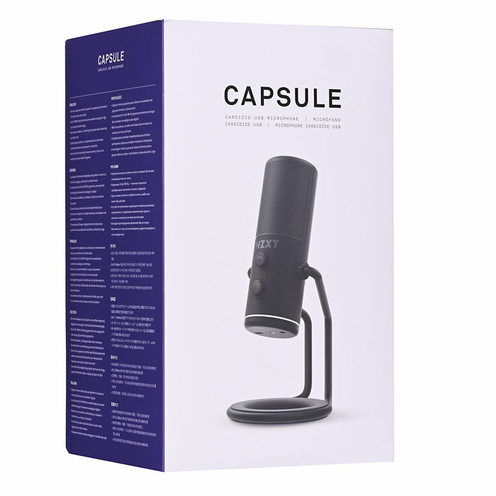 Микрофон за компютър NZXT Capsule Black