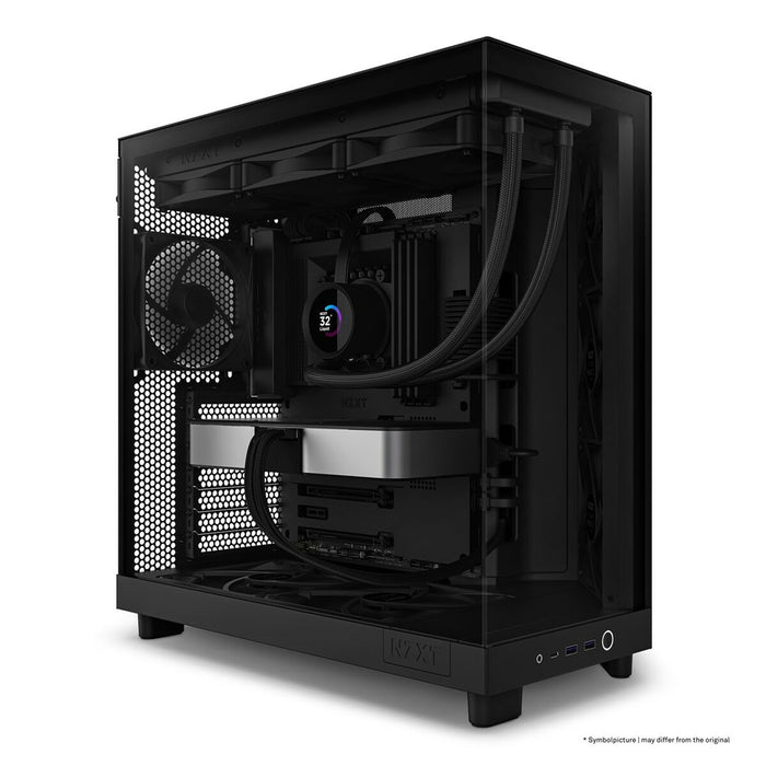 ATX полу-висока кутия NZXT H6 Air Flow Черен