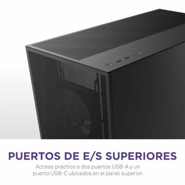 ATX полу-висока кутия NZXT H7 Flow RGB Midi Черен