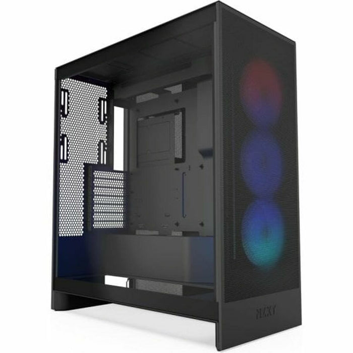 ATX полу-висока кутия NZXT H7 Flow RGB Midi Черен