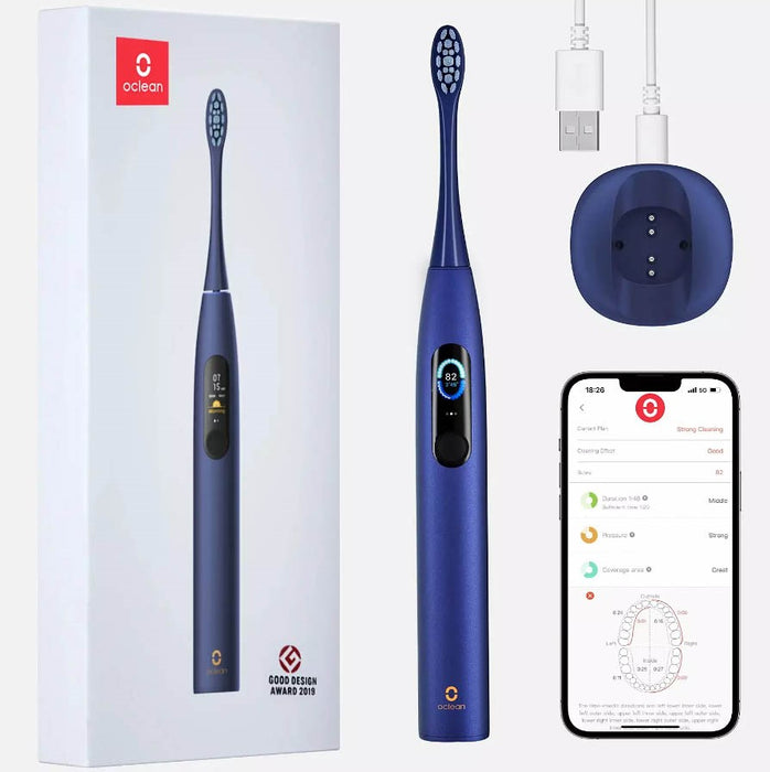 Звукова четка за зъби Oclean X Pro (синя)