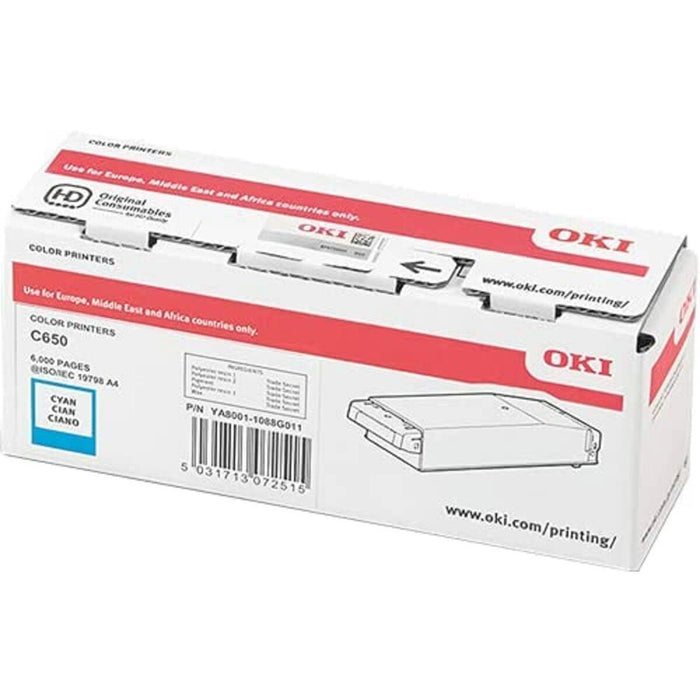 Oригинален тонер OKI C650 Синьо-зелен