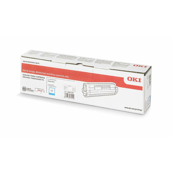 Oригинален тонер OKI C834/C844 Синьо-зелен