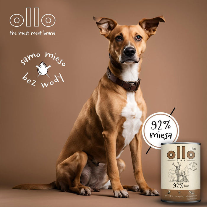 OLLO Pure Deer – мокра храна за кучета – 850гр