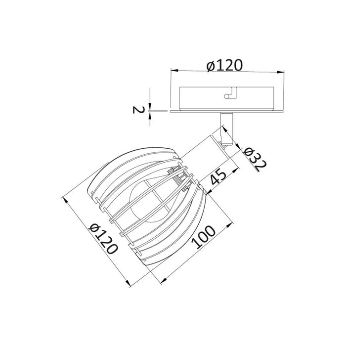 СПОТ Е14 ЕДИНИЦА OMNIA PINE