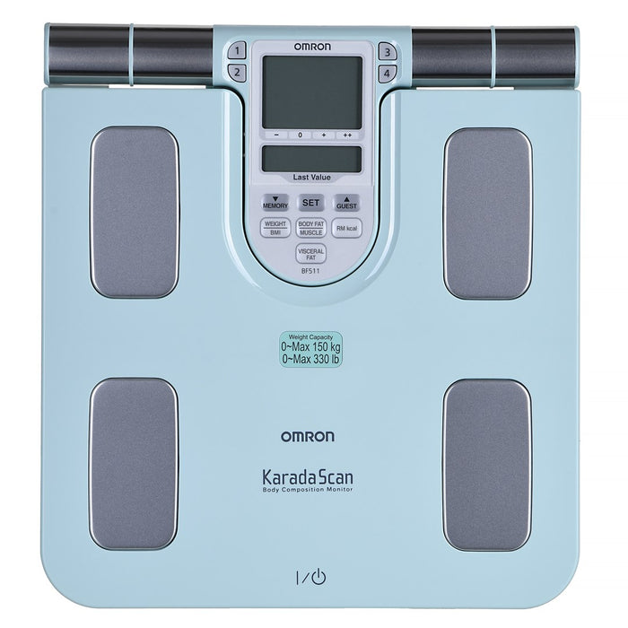 Omron BF511 Square Turquoise Електронна персонална везна