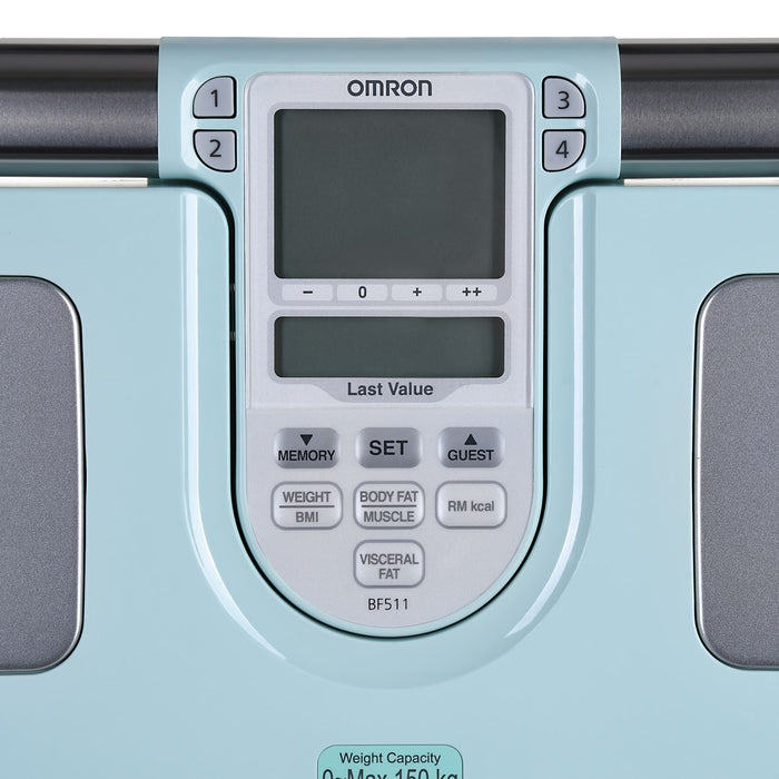 Omron BF511 Square Turquoise Електронна персонална везна