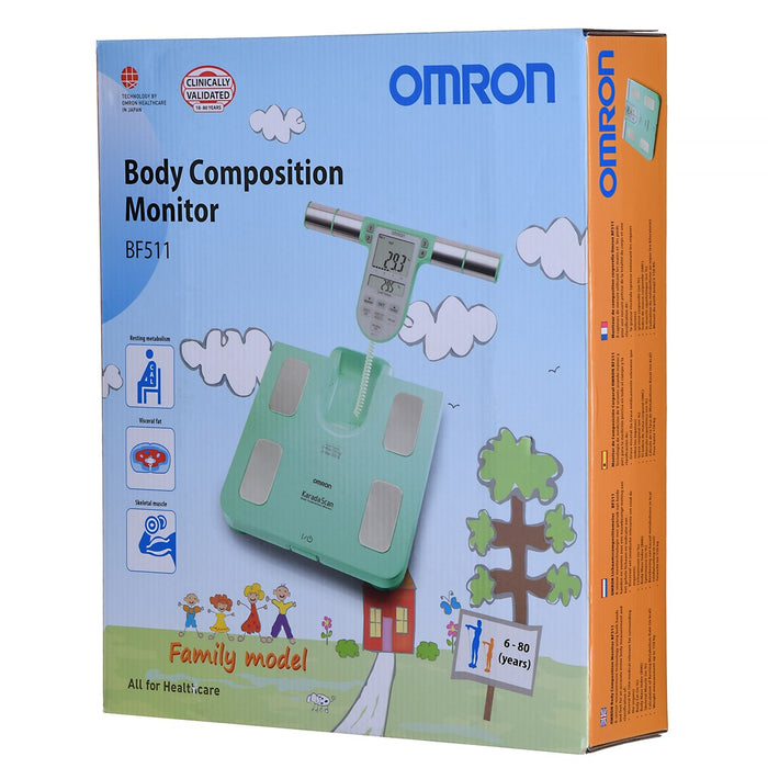 Omron BF511 Square Turquoise Електронна персонална везна