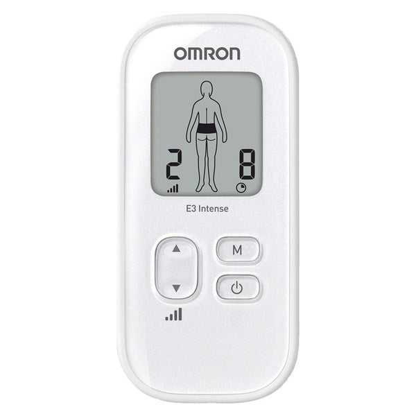 Omron E3 Интензивна транскутанна електрическа нервна стимулация (TENS) Бяла