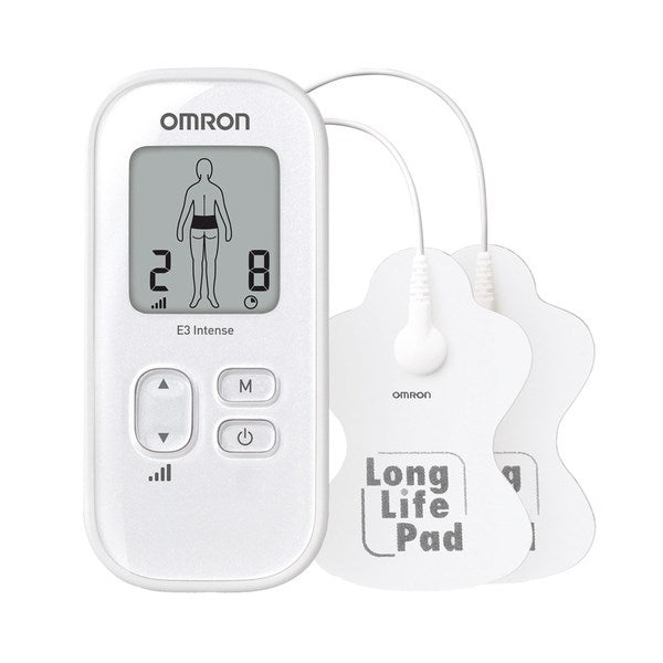 Omron E3 Интензивна транскутанна електрическа нервна стимулация (TENS) Бяла