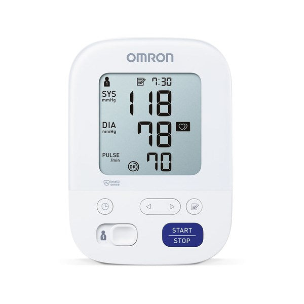 Подаръчен комплект Omron M3 COMFORT Апарат за кръвно налягане за горната част на ръката + захранване