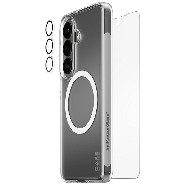 Защитен комплект PanzerGlass CARE by PanzerGlass 3в1 (калъф + стъкло + защита на обектив) за Samsung Galaxy S26