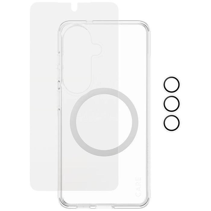 Защитен комплект PanzerGlass CARE by PanzerGlass 3в1 (калъф + стъкло + защита на обектив) за Samsung Galaxy S26