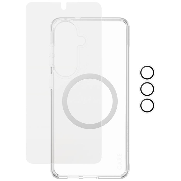 Защитен комплект PanzerGlass CARE by PanzerGlass 3в1 (калъф + стъкло + протектор за обектив) за Samsung Galaxy S26+