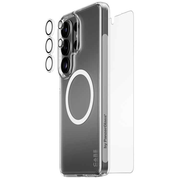 Защитен комплект PanzerGlass CARE by PanzerGlass 3в1 (калъф + стъкло + защита на обектив) за Samsung Galaxy S26 Ultra