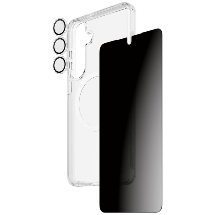 Защитен комплект PanzerGlass CARE Privacy 3в1 калъф+стъкло+лещи за Samsung Galaxy S26+
