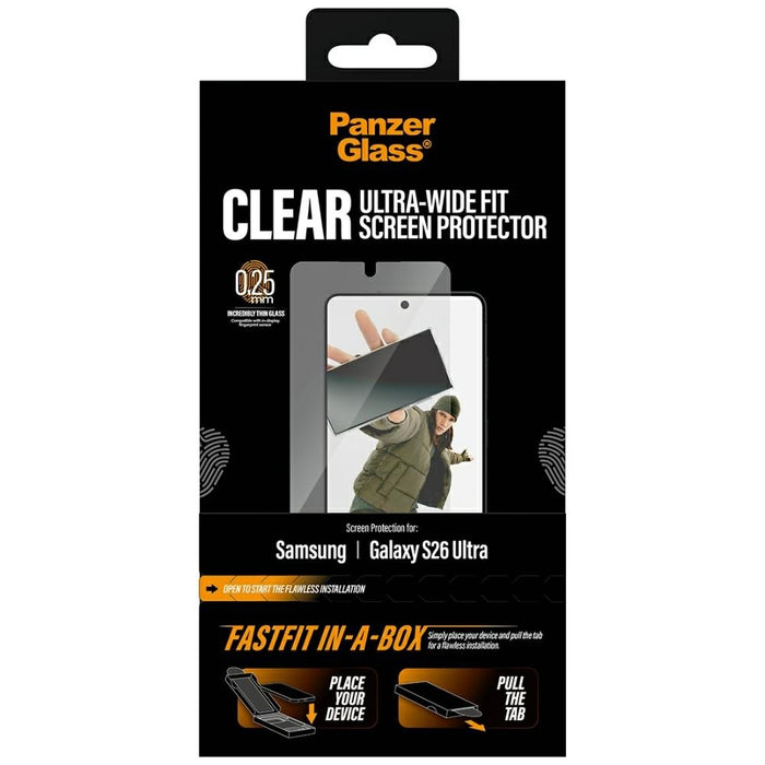 Защитно стъкло PanzerGlass Ultra-Wide Fit FastFit за Samsung Galaxy S26 Ultra