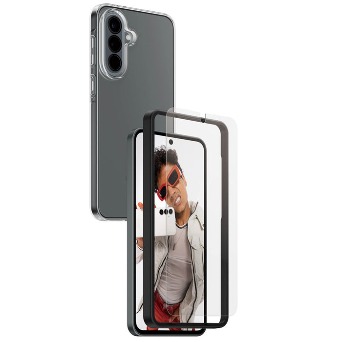 Защитен комплект PanzerGlass CARE by Fashion 2в1 калъф+защитно стъкло за Samsung Galaxy A37, прозрачен