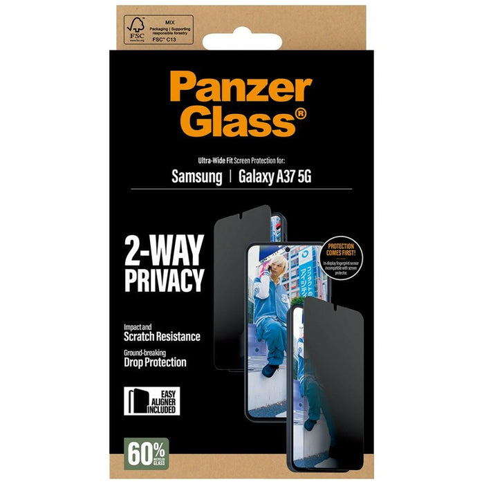 Защитно стъкло PanzerGlass Ultra-Wide Fit Privacy за Samsung Galaxy A37