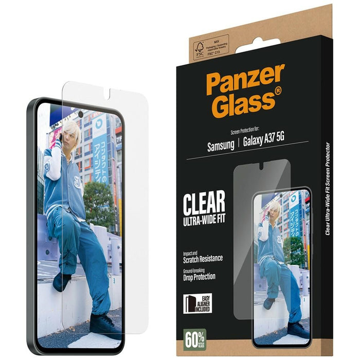 Защитно стъкло PanzerGlass Ultra-Wide Fit за Samsung Galaxy A37