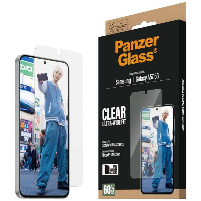 Защитно стъкло PanzerGlass Ultra-Wide Fit за Samsung Galaxy A57