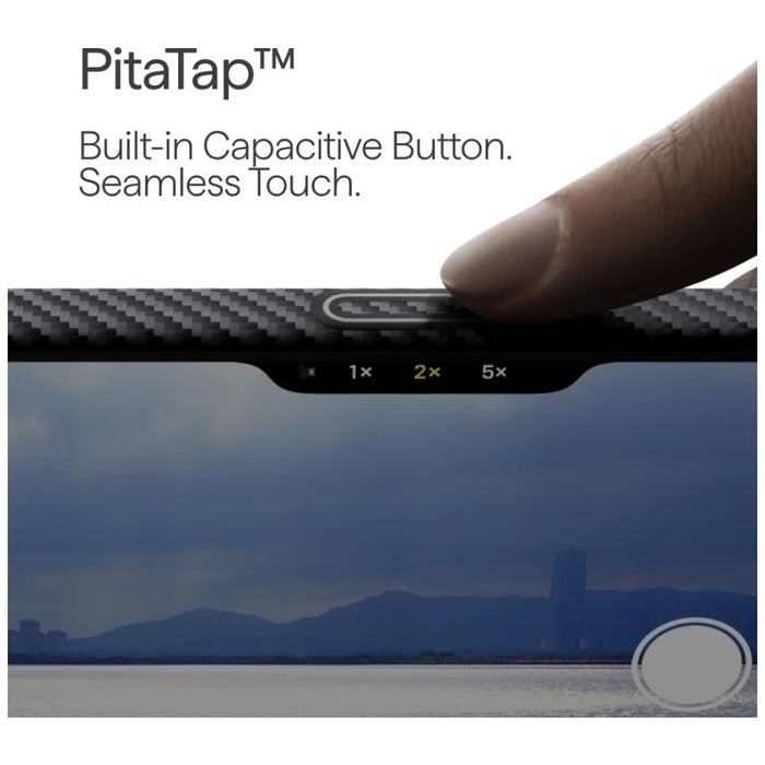 Калъф PITAKA Ultra-Slim MagSafe за iPhone 17, черно-сив